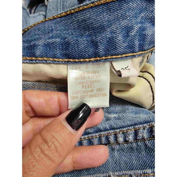 Rag & Bone The Dre Distressed Jeans 25 - Picture 10 of 10